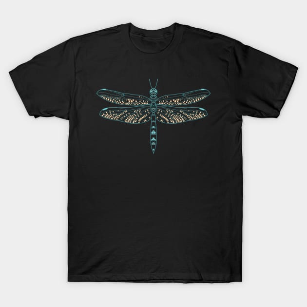 Starry Dragonfly T-Shirt by Hip Scarves and Bangles